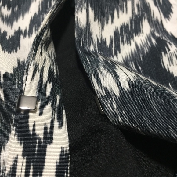 Lafayette 148 Blazer Jacket Women’s 10 Abstract Print Hook Closure Lined - Picture 10 of 11